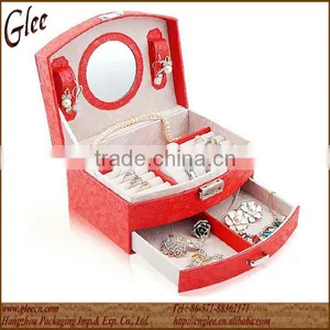 PU Leather Jewelry Box Ornament Cabinet thumbnail-2