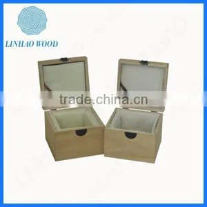 Newest Rectangle Wood Box With Metal Hinge thumbnail-5