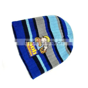 Custom Hip Hop Beanie Hat// Wholesale Your Design Logo Beanie Winter Cap/woven Label Knitted Cap thumbnail-2