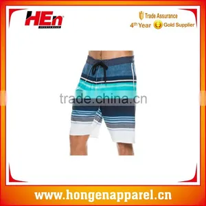 Hongen Apparel Mens Surf Shorts With Fashion Design in Swimming Wear Factory for Surfing Beach Shorts thumbnail-1