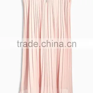 Pink Little Girls Beaded Pleated Back Party Dress HSD8134 thumbnail-3