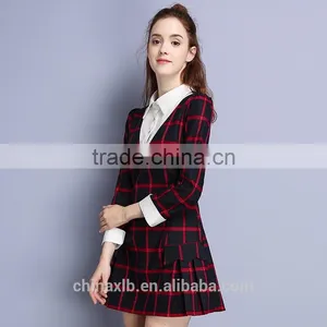 Latest Fashion Dress Women Winter 2017 New Design Hoodie Long Sleeve Letter Printed Winter Dress thumbnail-2
