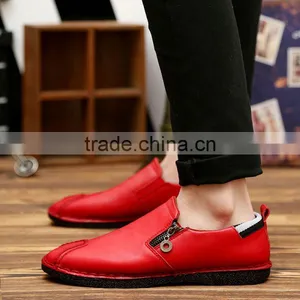 Dark Blue Genuine Leather Men Business Casual Shoes Fashion Best Quality, Lace up Relaxation Leather Shoes Men Fashion Style thumbnail-1