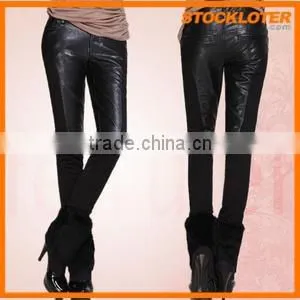 Fashion PU Sexy Thermal Leggings for Ladies Order Cancellation thumbnail-1
