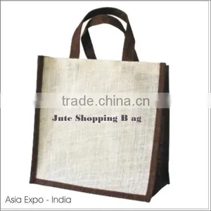 Natural Jute Bag / Logo & Name Printed Bag thumbnail-1