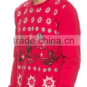Mens Crew Neck Adult Ugly Christmas Sweater thumbnail-2