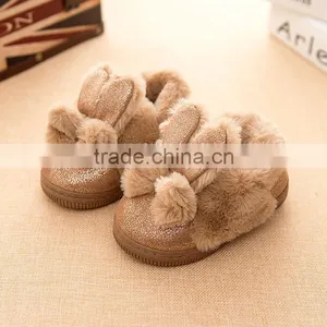 Zm40341b Children Fancy Rabbit's Ears Design Girls Winter Warm Shoes thumbnail-3