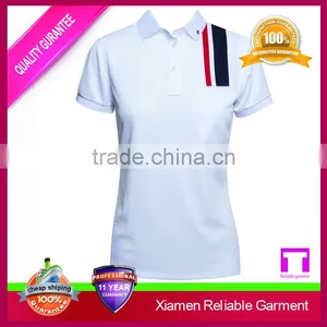 Custom Embroidery Logo Women Polo Shirt, 100% Cotton Polo T-shirt thumbnail-2
