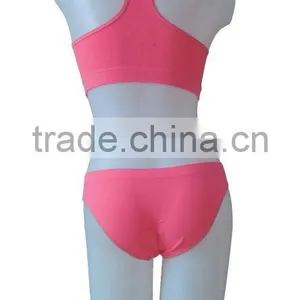 Hot Sale Fashion Fitness Bra Sets Sexy Seamless Woman Underwear Ladies Sport Bra Panties thumbnail-3