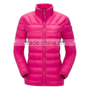 Custom High Quality Womens Winter Lightweight and Warm Goose Down Feather Filled Padded Jackets thumbnail-3