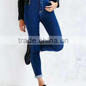 Ruawaylover New Style Ladies 2017 Fashion High Waisted Denim Jeans thumbnail-2
