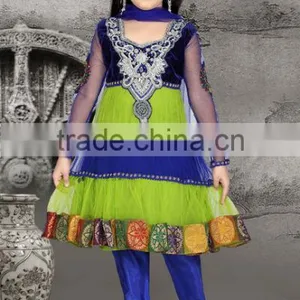 Girls Churidar Suits thumbnail-5