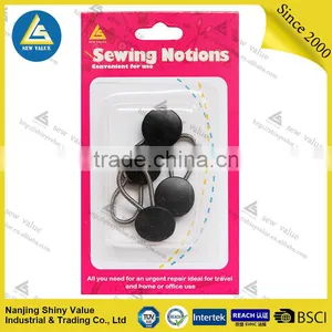 Metal Shirt/pants/cuff Extenders With Strong Spring in Round Shape and Pit on the Surface Assortment thumbnail-4