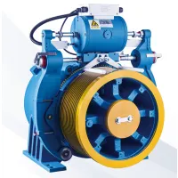 Double Wrap Gearless Elevator Traction Machine With Brake WYJ250 thumbnail-1