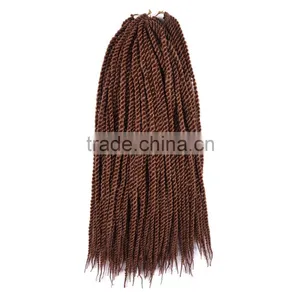 2016 3X Pack Twist Crochet Braiding Hair Synthetic Hair, Synthetic Jumbo Hair Braiding, Senegalese Twist Braids 201g thumbnail-1
