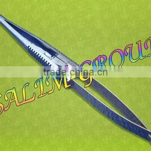 Castroviejo Needle Holder Curved, Surgical Scissors thumbnail-1