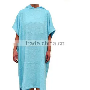Hooded Towel Poncho for Adults thumbnail-1