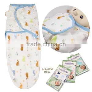 Summer 100%muslin Cotton Single Layer Baby Towel Newborn Swaddle Infant Wrap thumbnail-1