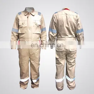 Cheap 100% Cotton Fire Retardant Coverall for Safety Protective Overall thumbnail-1
