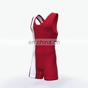 Cheap Custom Sublimation Wrestling Singlets for Sale thumbnail-2