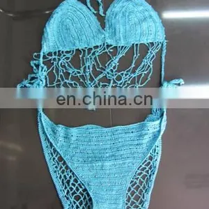 Missadola Knitted One Piece Crochet Swimsuit thumbnail-1