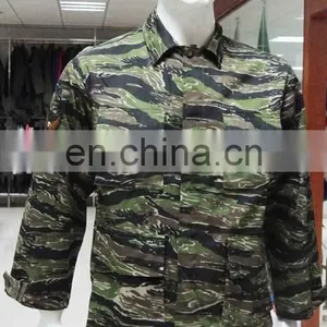 Cheap Custom Tiger Stripe Camouflage Military Uniform for Army Men thumbnail-6