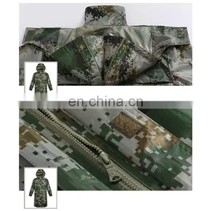 Wholesale Motorcycle Raincoat pe Pvc Waterproof Fabric Camouflage Rainsuit thumbnail-4