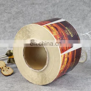 Cheap Factory Manufacture Cheap Paper Sticker Roll for Red Wine Packaging thumbnail-2
