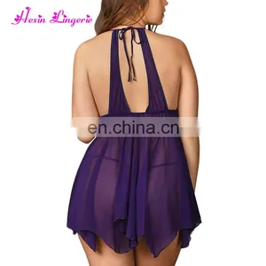 2017 Free Sample Japanese Mature Women Erotic Plus Size Lingerie Sexy Babydoll thumbnail-4