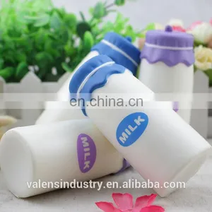 OEM Wholesale Stress Release Soft PU Japan Squishy Licensed Kawaii Slow Rising Milk Bottle Toys Factory Supplier thumbnail-1