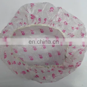 Disposable Plastic PE Shower Cap for Hotel thumbnail-6