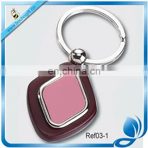 Prismatic Wooden Keychain for Promotion thumbnail-1