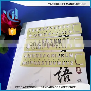 Brass Template Number Bookmark for Book thumbnail-5