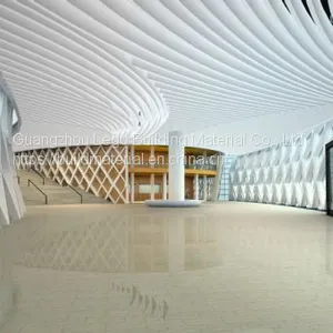 Aluminum Square Pass Integrated Ceiling Original Ecological Wood Grain Bank Hall Order thumbnail-2