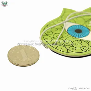 Factory Cheap Promotional Customized Double-sided Printing Hanging Paper Car Air Freshener For Various Places thumbnail-3