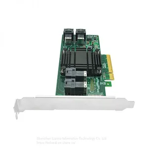 Linkreal PCIe NVMe Adapter Card 4 Port PCIe 3.0 x8 to Internal SFF-8643 NVMe Adapter Support U.2 NVMe SSD thumbnail-2