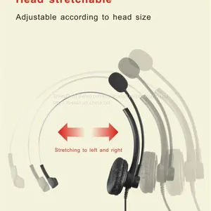 China Beien T11 RJ-USB Telephone Call Center Headset Noise-cancelling Headset Customer Service thumbnail-1