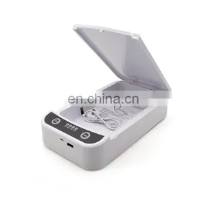 2020 Mini Portable uv Light Lamp Disinfection Sanitizer Sterilizer Box Mobile Cell Phone Sterilization Wireless Charging thumbnail-3
