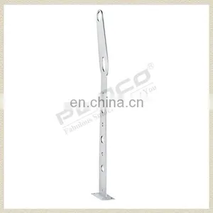 Stand Mounted Cheap Frosted Glass Balustrade With Wood Handrail thumbnail-3
