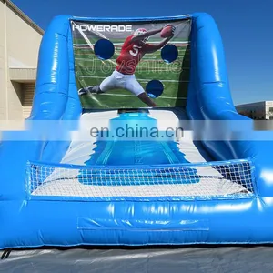 Blue Inflatable Basketball Hoop Play Center Fun Basketball Game Court For Sale thumbnail-3
