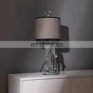 Unique Giraffe Animal Shape Vintage Modern Nightstand Desk Lamps for Hotel Bedroom thumbnail-4