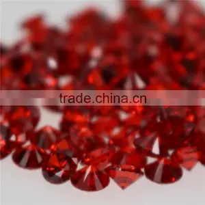 Wholesale Incomparable Beautiful 8mm Round Siam Zircon thumbnail-4