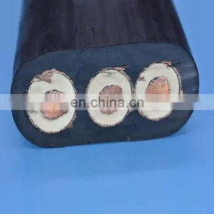 Rubber Sheathed YFFB Flat Reel Cable for Crane Protective Sheath Cable thumbnail-3