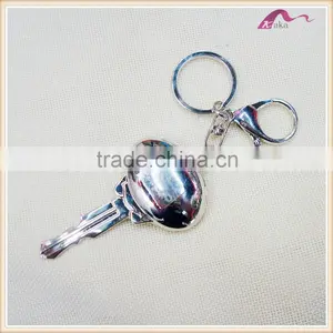 Wholesale Crystal Key Shape Keychain With Car Logo thumbnail-2