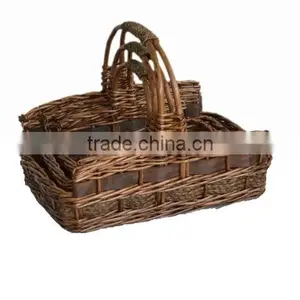 Wholesale Cheap Wicker Firewood Basket thumbnail-1