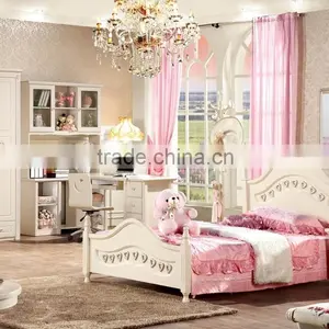 Europe Antique Leather Bed thumbnail-1