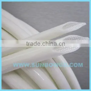 White Non-Alkali Fiberglass Sleeving Coated Silicone thumbnail-1