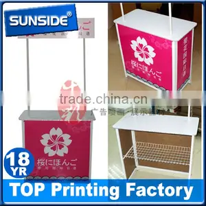 Direct Sales ABS Promotion Table, Aluminum Pop Up Counter, High Quality Promotion Counter D-0627 thumbnail-1
