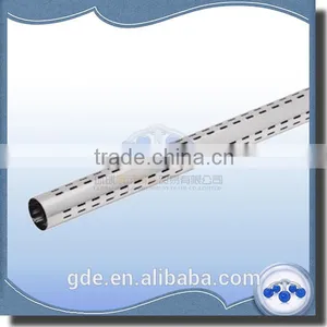 Double Holes Metal Chrome Round Pipe thumbnail-1