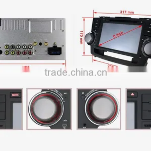 Double Din for TOYOTA HIGHLANDER Touch Screen Car DVD Car Stereo GPS 3G WIFI Bluetooth SWC RDS Phonebook AUX 1080P USB/SD thumbnail-1